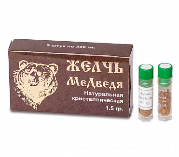Медвежья желчь кристаллическая сухая